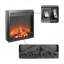 Foyer électrique encastrable 18 po, foyer mince avec ensemble de bûches et flamme réaliste, protection contre la surchauffe-955209479