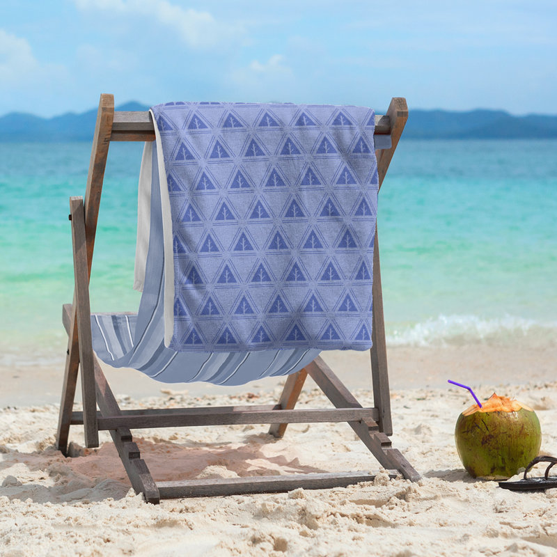Barbra Beach Towel, Light Mauve/DarkMauve