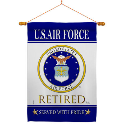 Double Sided 40'' H x 28'' W Polyester Flag Set