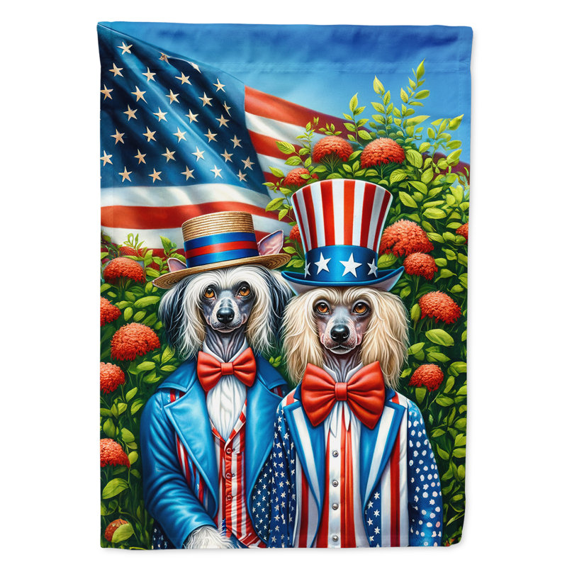 Drapeau «All American House», Chien chinois à crête