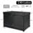 All-Weather Outdoor Storage Box, Wicker Deck Box With Wheels-110440288
