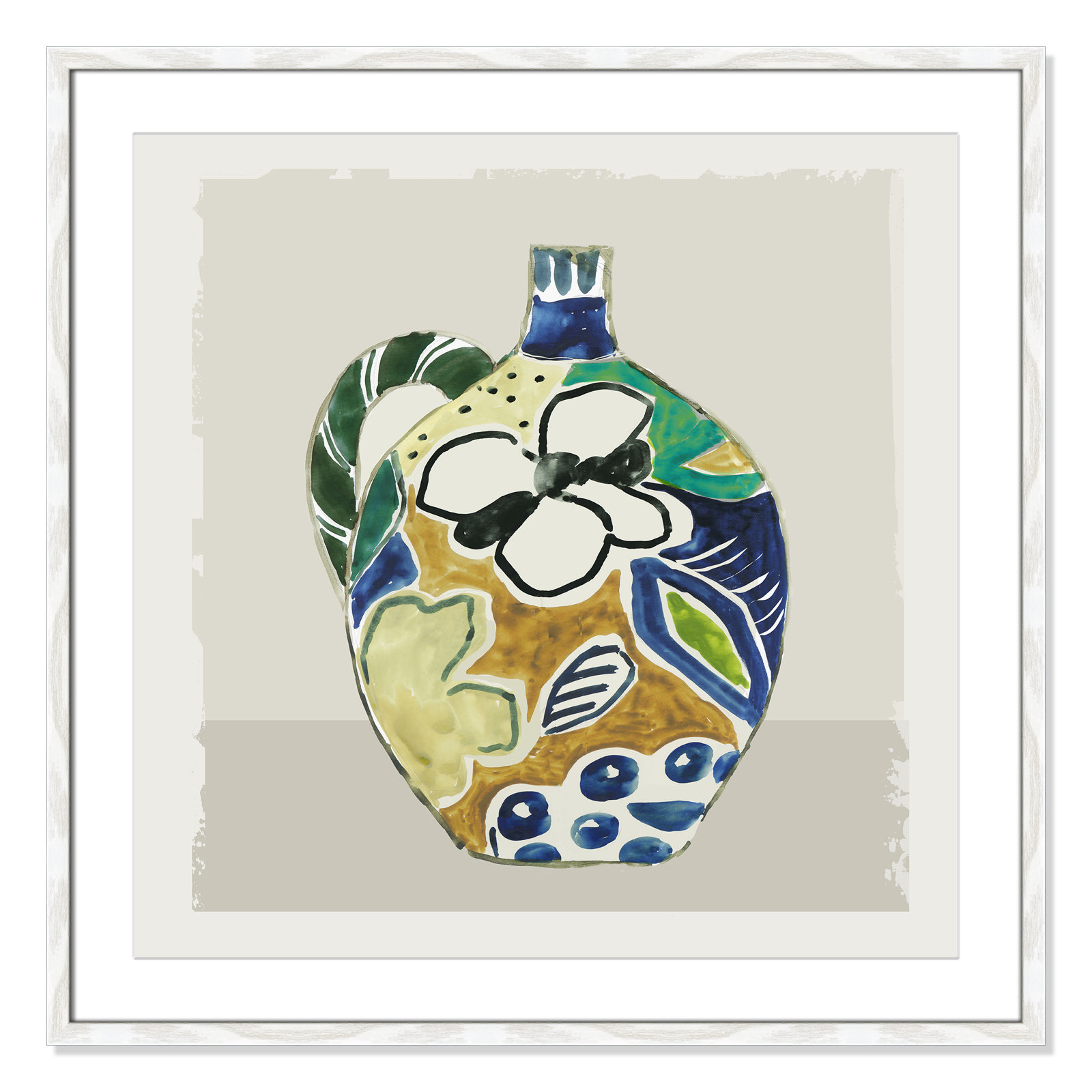 Picasso Vase by Aimee Wilson, 27.5" H x 27.5" W x 0.75" D, White