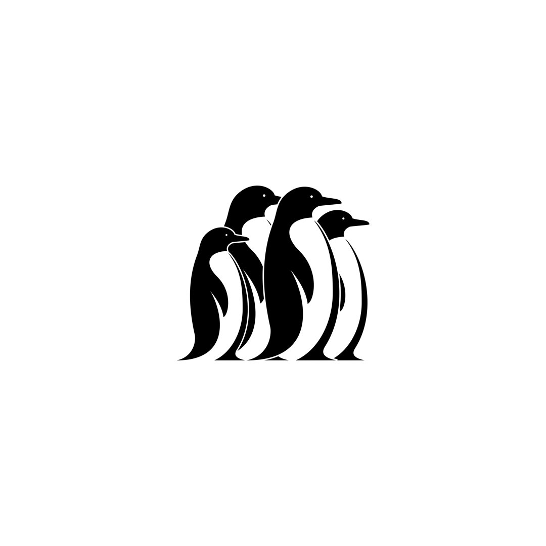 Pinguin Vogel Vektor Logo von Dedy Hartanto - Drucken