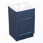 Meuble-lavabo de salle de bain avec lavabo, tablette de porte et tablette réglable-1542536732-1542536733