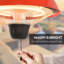 Outsunny Heater 1500W Electric Aluminium Ceiling Hanging Garden Light Lamp