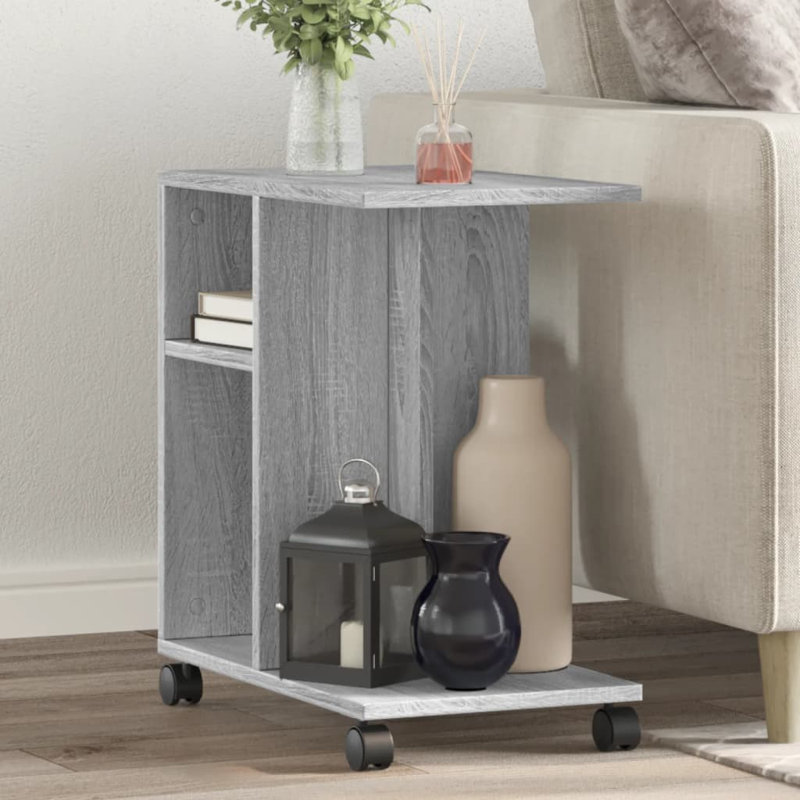 3-6 End Table, Grey/Sonoma