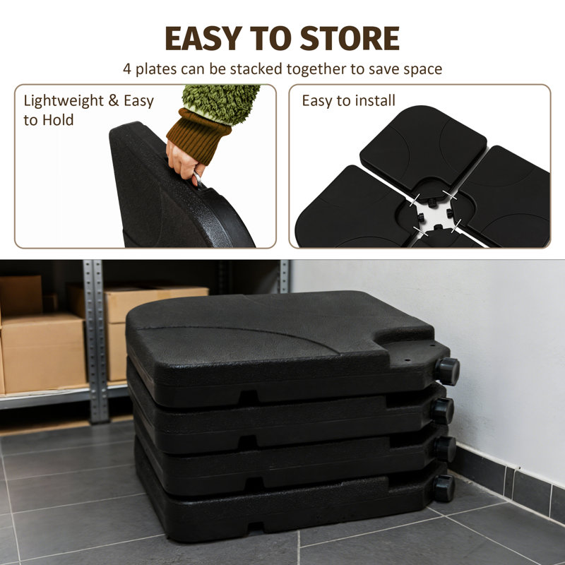 Plastic Umbrella Weight for W Umbrellas