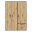 Taneem 3 Door Manufactured Wood Wardrobe