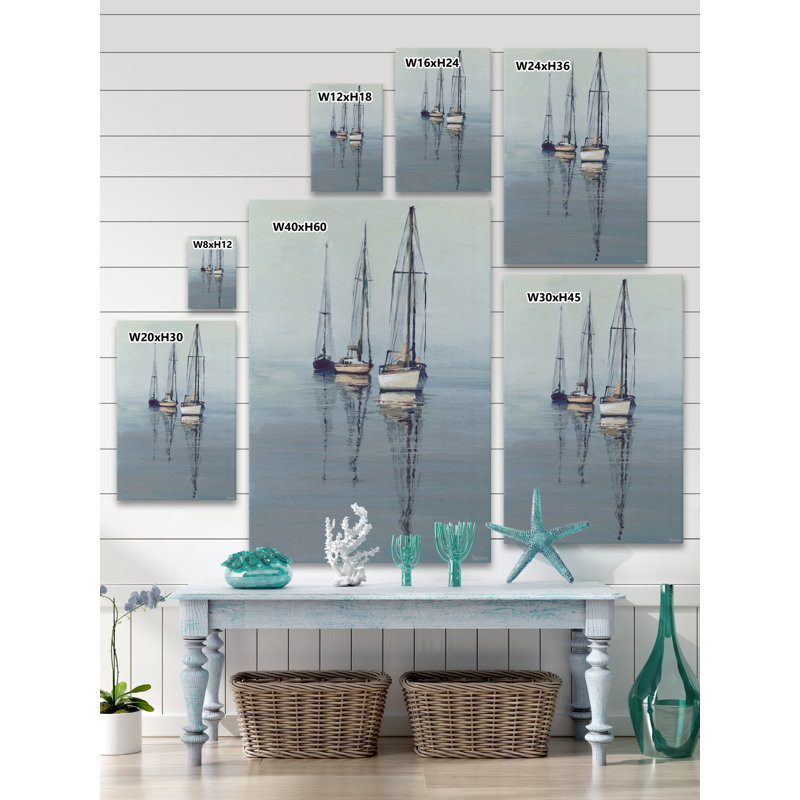 «Sailing Free» par Parvez Taj - peinture sur toile tendue, H 18 po x l 12 po x P 1,5 po