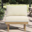 Chaises longues Lb, dossier en corde de bois d'acacia, sièges de patio modernes