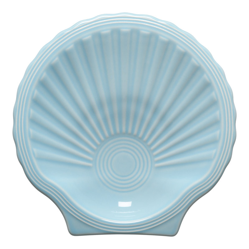 Fiesta Shell Shaped Plate 8 1/4 Inch, Sky
