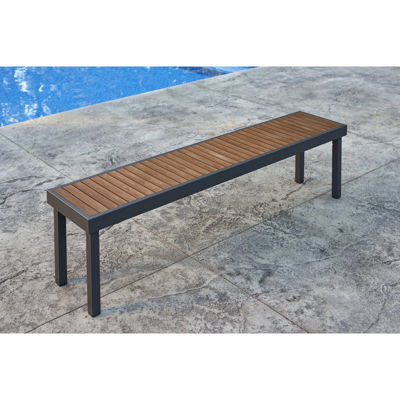 Banc de pique-nique en teck Shanno