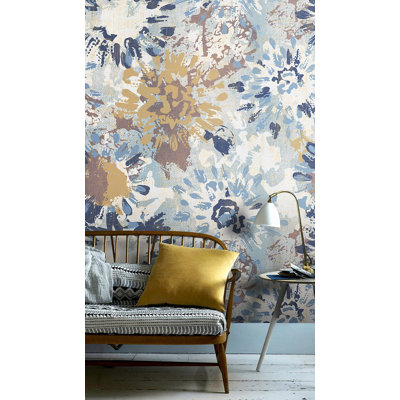 Splash Wall Mural Colorful Paints Wallpaper