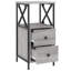 Herendeen 34cm W Iron Bedside Table-272789215-328739557