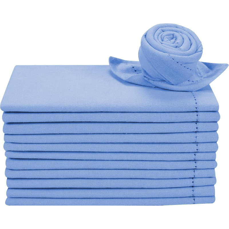 Serviettes de table en coton de qualité supérieure, lavables à la machine, serviettes élégantes pour toutes les occasions