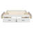 Full Size Platform Bed With 6 Storage Drawers, Antique White-1600171920-1600171923