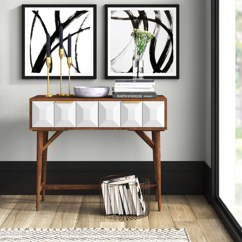 Console en bois massif Jherica