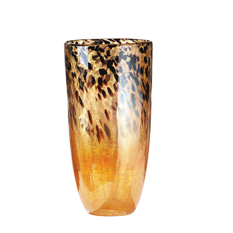 Hagedorn Glass Table Vase, 36.5cm H x 18cm W x 18cm D