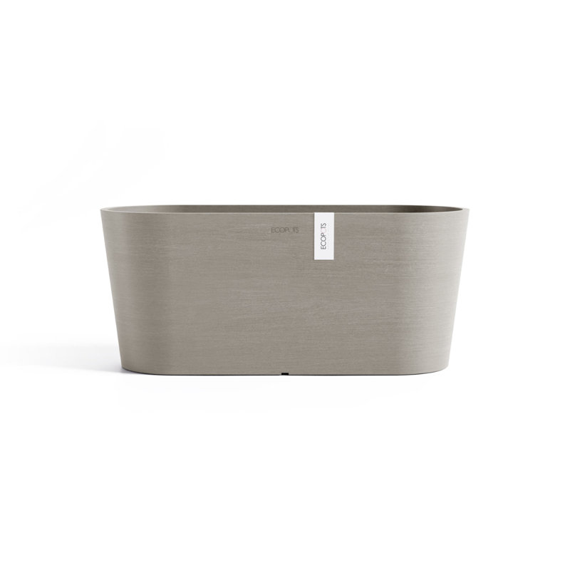 Pot Planter, Beige, 6.5" H x 15.75" W x 6.5" D