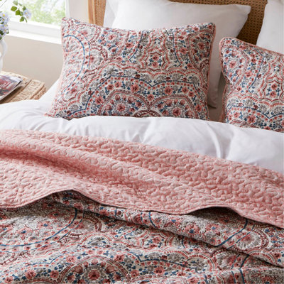 Courtepointe réversible 3 pièces Boho
