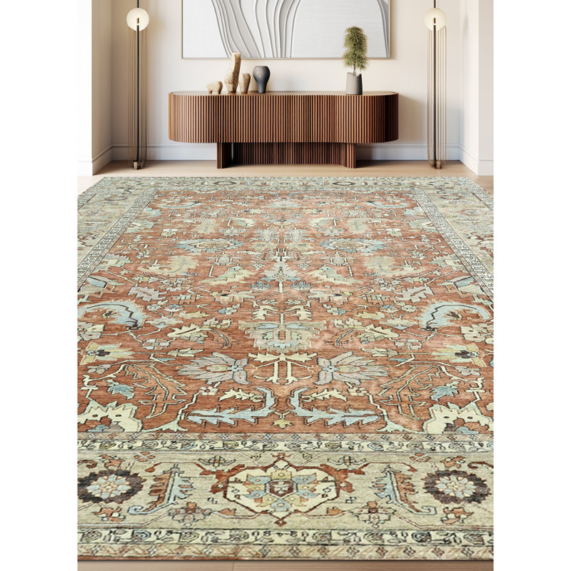 Hand Knotted Wool Indoor Rug, Rectangle 5' x 8'