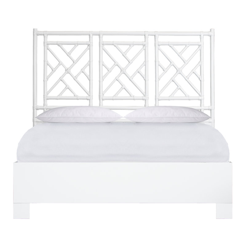 Bed, White, Queen