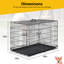Cage pour animal de compagnie 48 po Ilaina Miri