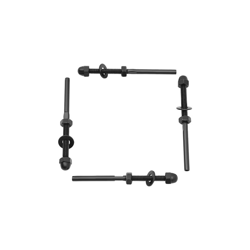 50 PCS Kit de garde-corps, T316 Quincaillerie de garde-corps en acier inoxydable pour trousse de garde-corps
