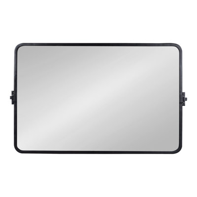 Mishaela Pivot Rectangle Metal Wall Mirror