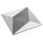 Luv Tender Grey 8-in Encaustic Matte Porcelain Wall & Floor Tile