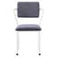 Chaise de bureau rembourrée à dossier ouvert