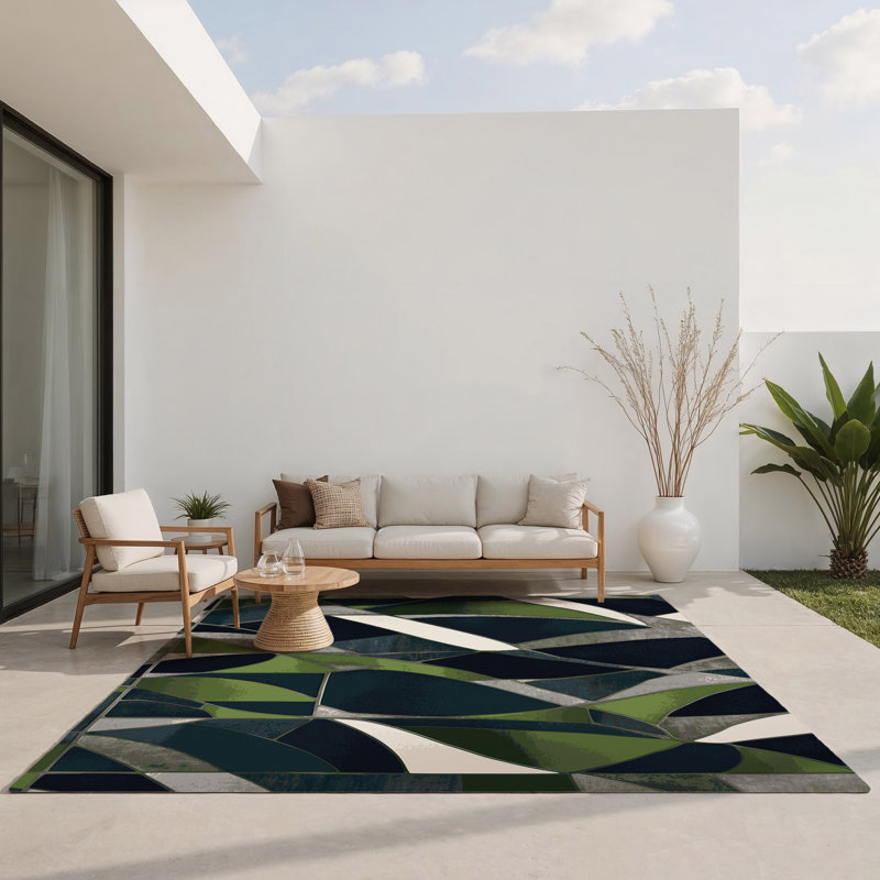 Quantum Fusion Indoor And Outdoor Area Rug, Rectangle 8' x 10'
