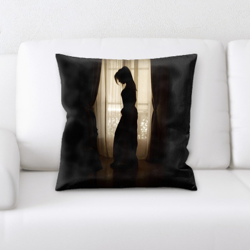 Housse et insert de coussin carré femme