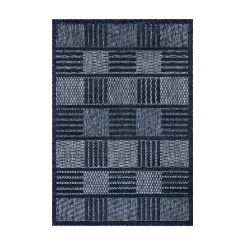 Bellmore Geometric Indoor / Outdoor Area Rug, Rectangle 80 x 150cm