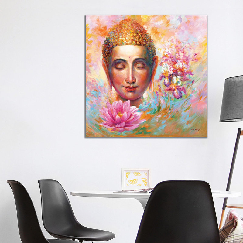 Buddha by Leon Devenice - Wrapped Canvas Gallery-Wrapped Canvas Giclée