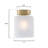 Judd Glass Semi Flush Mount-81335746-81335745