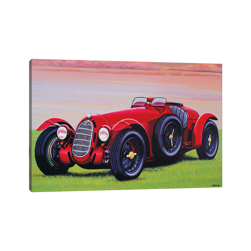Alfa 8C 2900 1 Piece Wrapped Canvas Wall Art, 30.48cm H x 45.72cm W x 1.9cm D