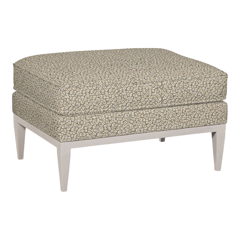 Camilla Ottoman, Dove Gray, Callaloo Cotton
