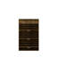 Armoire à chaussures 31,49 pouces en bois massif avec 3 tiroirs rabattables pour le hall d'entrée et le rangement de rangement noir et brun pour le couloir du salon