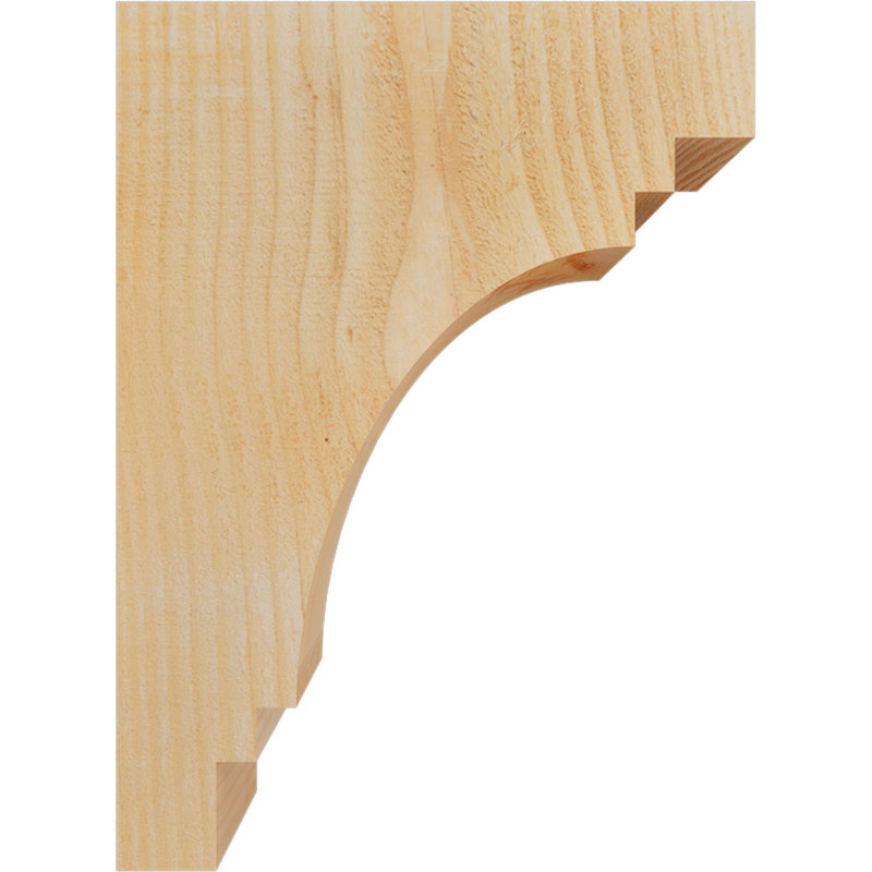 Corbeau Pescadero, H 16 po x l 4 po x P 12 po, Sapin de Douglas, Sciage brut