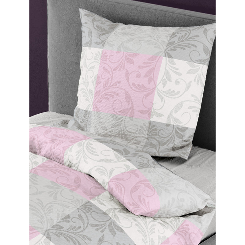 Cotton Patchwork Duvet Cover Set with Pillow Shams Included