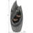 37" Gray Resin Modern Fountain with Lights