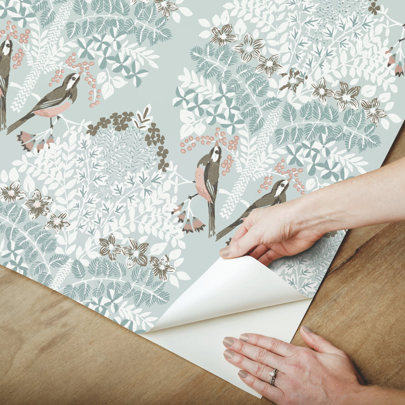 Otis Peel and Stick Wallpaper, Blue
