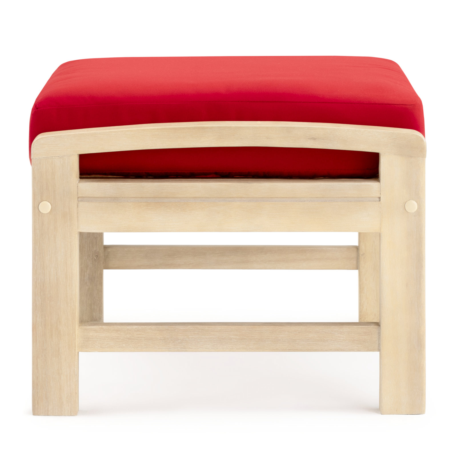 Paulet 8-Person Acacia Patio Seating Group, Sunset Red