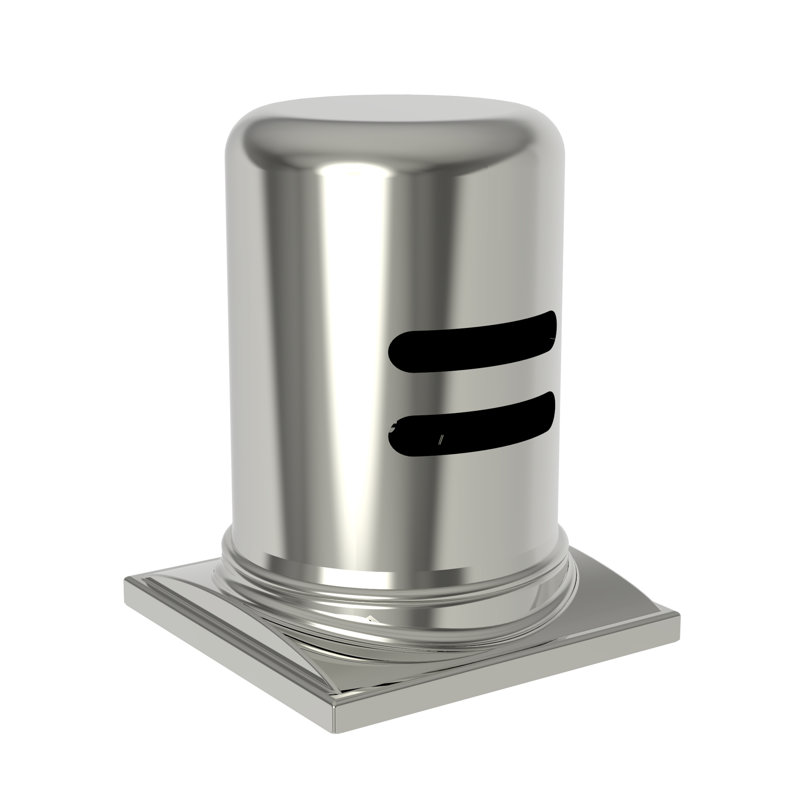 Adams Air Gap Cap and Escutcheon, Polished Nickel