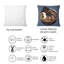 Plat japonais brun Ramen - Coussin décoratif à imprimé décontracté-2025164592