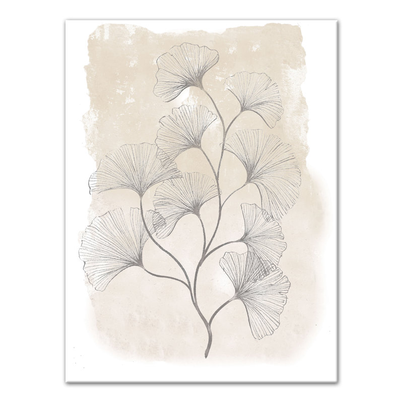 Gingko Branch - peinture sur toile tendue
