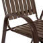 5-Piece Plastic Chair And Steel Table Outdoor Dining Set-1325860720