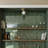 Avec 10.125 in. 1-Light Champagne Bronze Luxe Industrial Flush Mount