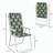 Outsunny Set of 2 Patio Folding Chairs, Classic Outdoor Camping Chairs, Portable Lawn Chairs for Camping, Garden, Pool, Beach, Backyard w/ Armrests, Green-1580521304